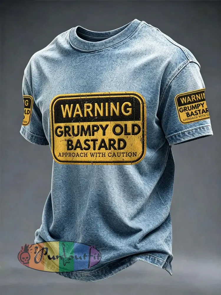 Men’s ’grumpy old bastard’ T-shirts