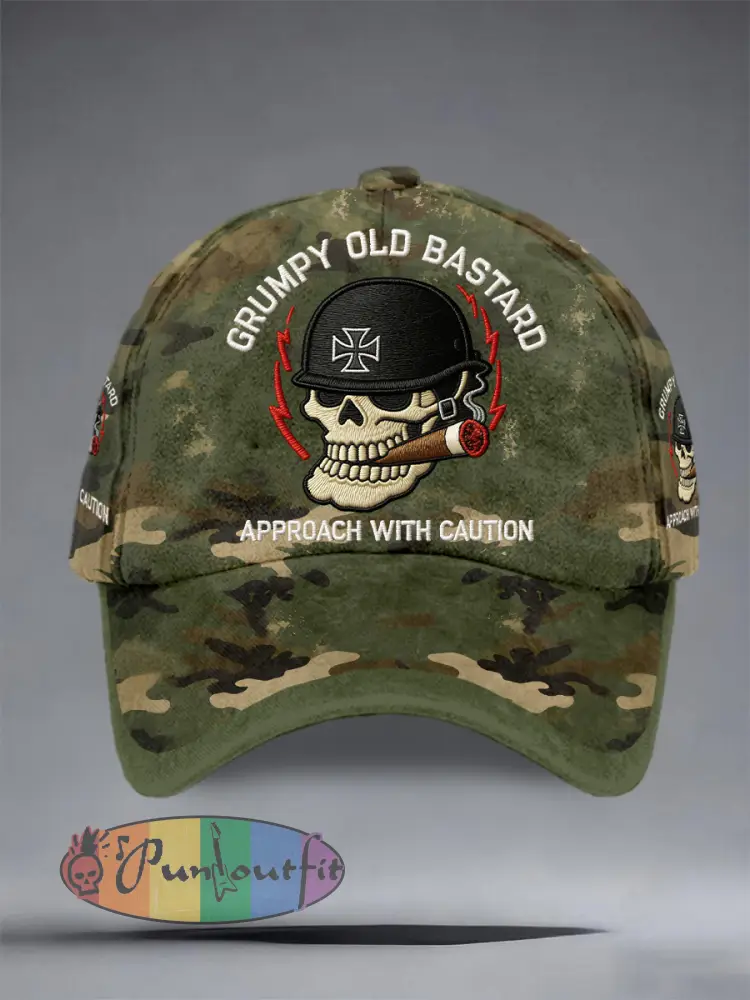 ’grumpy old bastard’ camouflage unisex hats - Camouflage · ONE