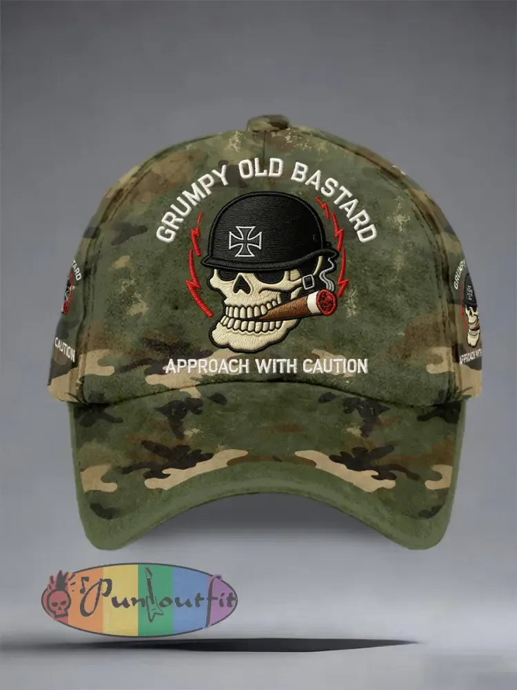 ’grumpy old bastard’ camouflage unisex hats - Camouflage · ONE