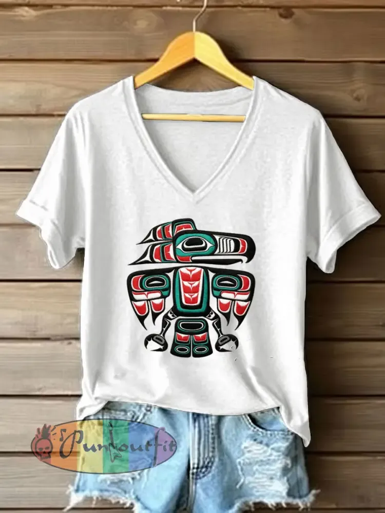 Women’s Indigenous Totem Casual Sweatshirts