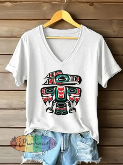 Women’s Indigenous Totem Casual Sweatshirts