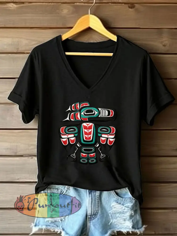 Women’s Indigenous Totem Casual Sweatshirts