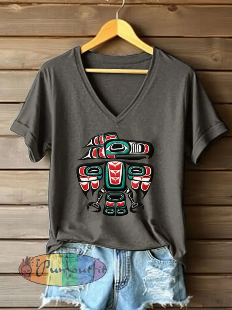 Women’s Indigenous Totem Casual Sweatshirts