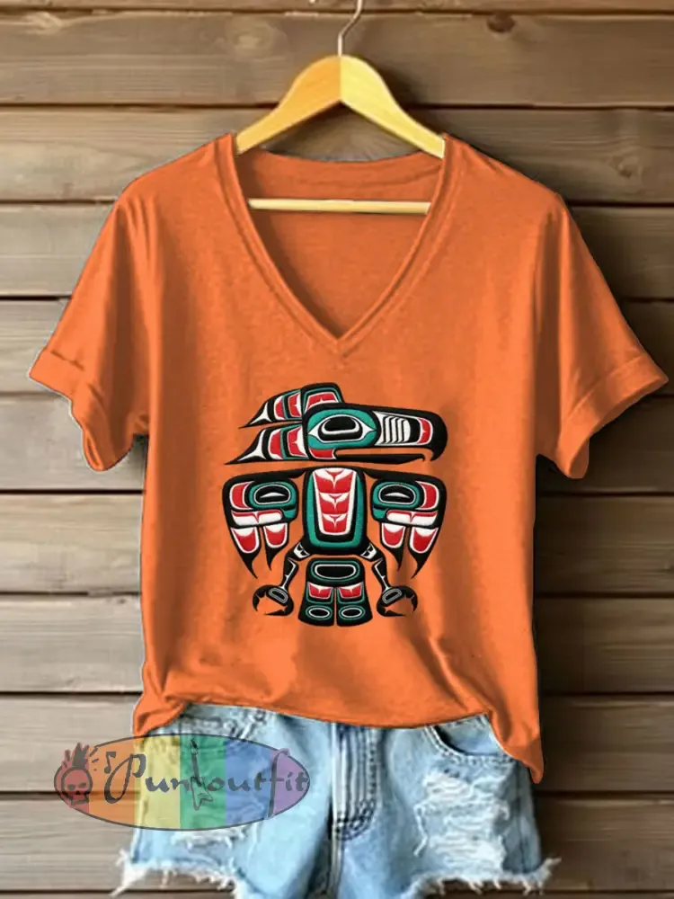 Women’s Indigenous Totem Casual Sweatshirts