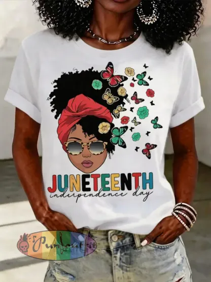 Women’s Juneteenth Print Casual Tee