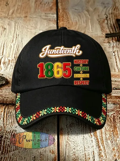Unisex Juneteenth Print Hat