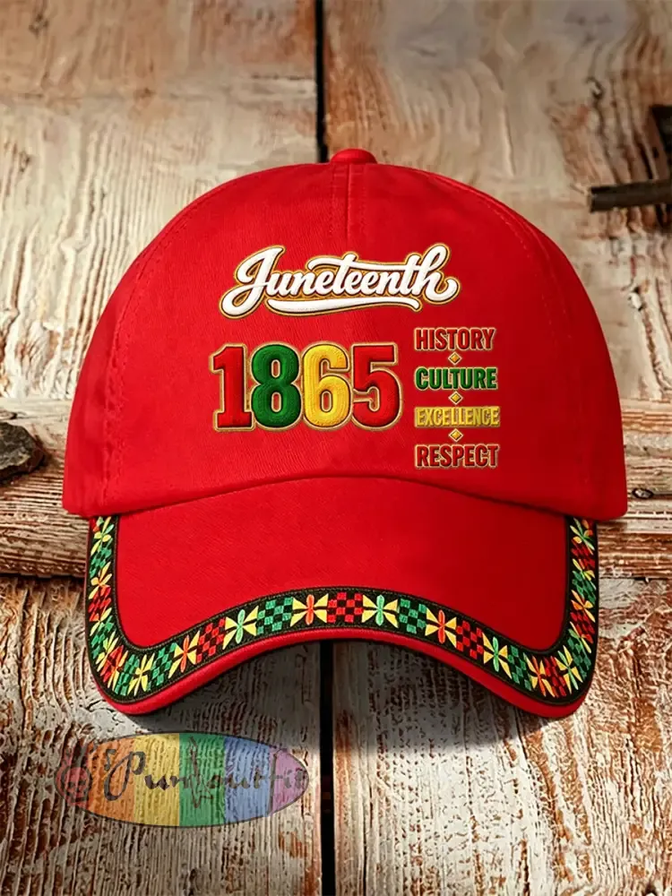 Unisex Juneteenth Print Hat