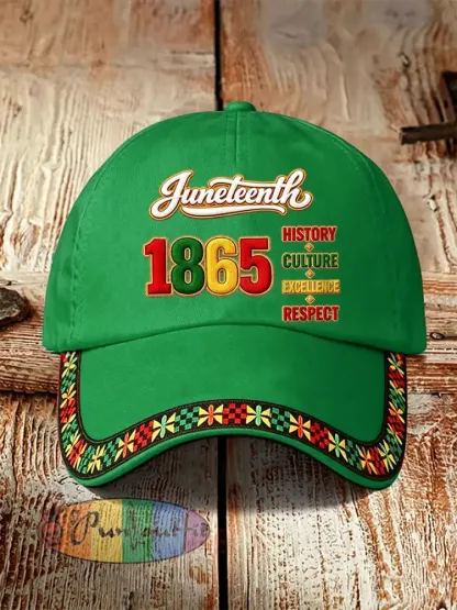 Unisex Juneteenth Print Hat
