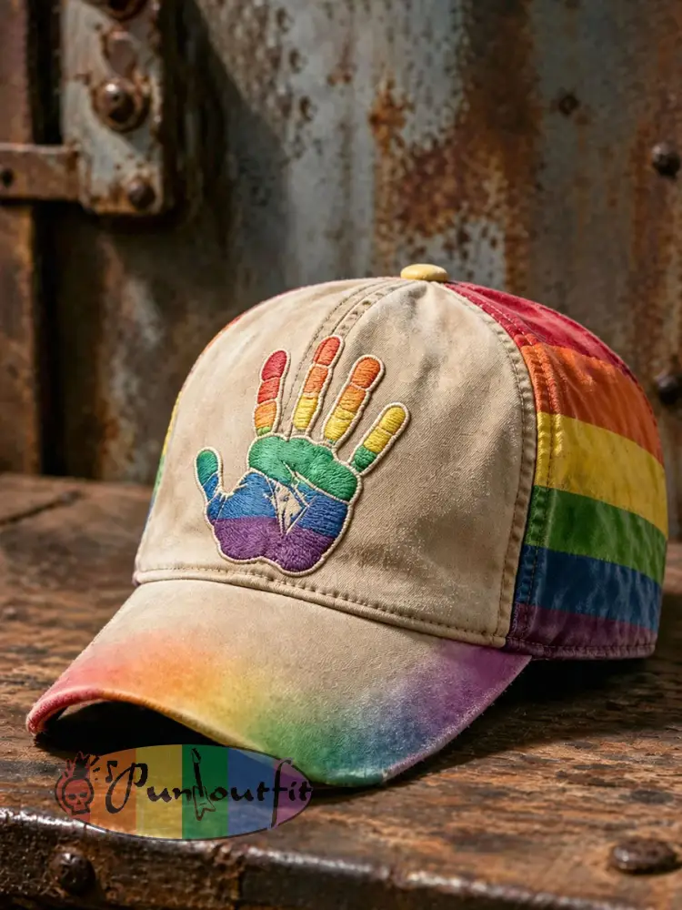 Unisex Pride Month Every Color Matters – Rainbow Hand Printed Hat - As picture · ONE