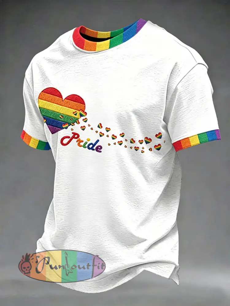 Men’s Pride Month Printed short sleeves t-shirt
