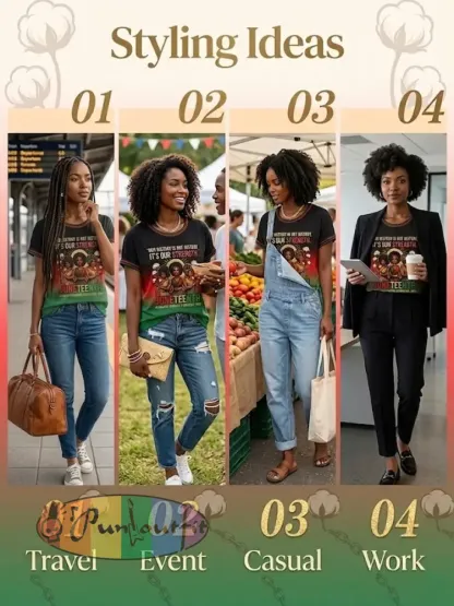 Women’s Retro June Festival Gradient Casual T-Shirt