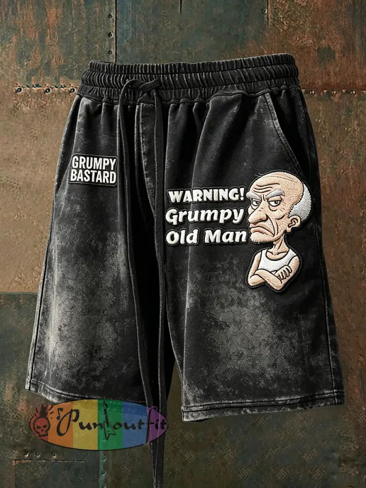 Men’s Grumy Old Man Drawstring Shorts
