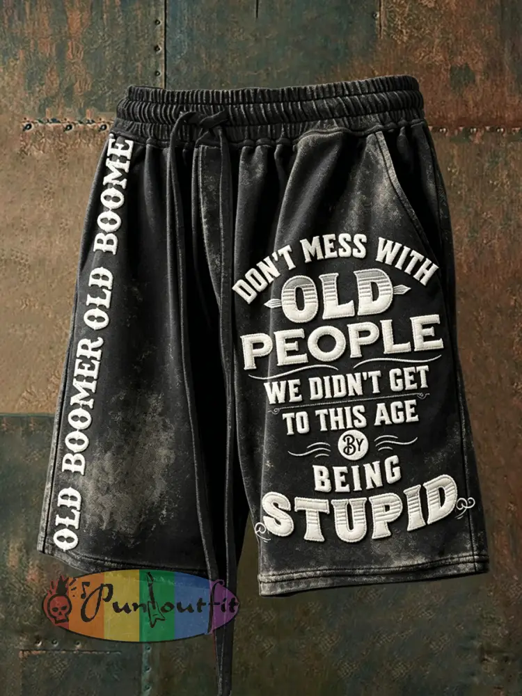 Men’s Grumy Old Man Drawstring Shorts