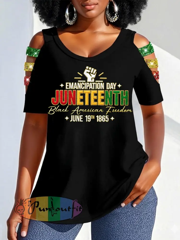 Women’s Juneteenth Print Casual Top