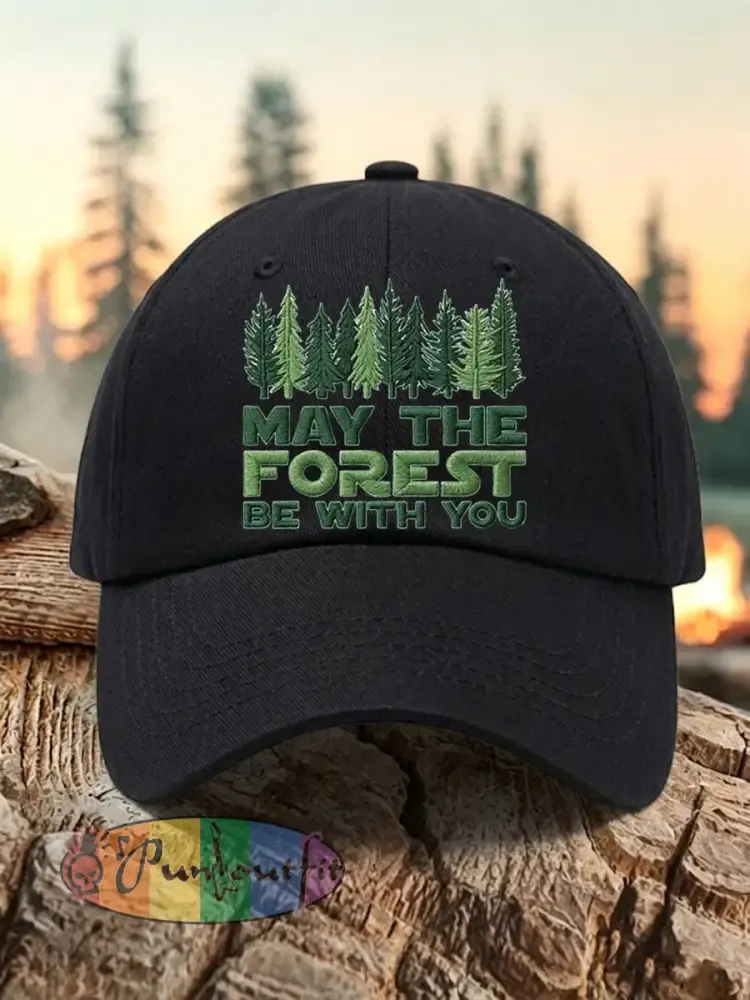 Unisex Resort May The Forest Be With You Print Cap
