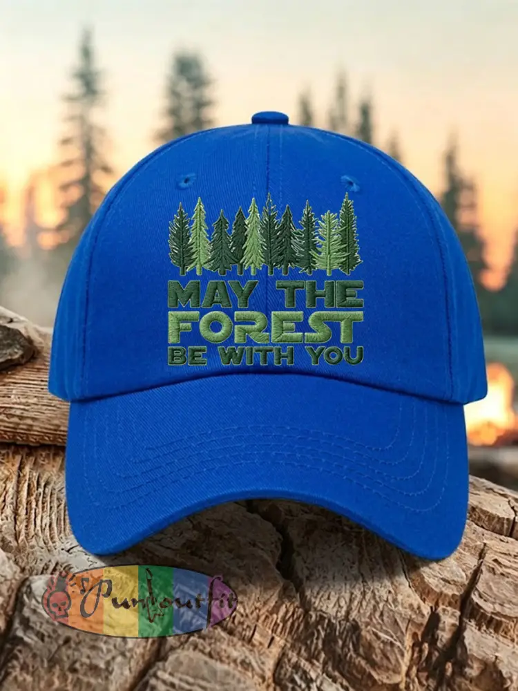Unisex Resort May The Forest Be With You Print Cap