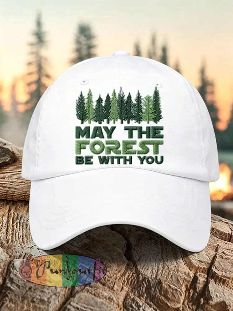 Unisex Resort May The Forest Be With You Print Cap