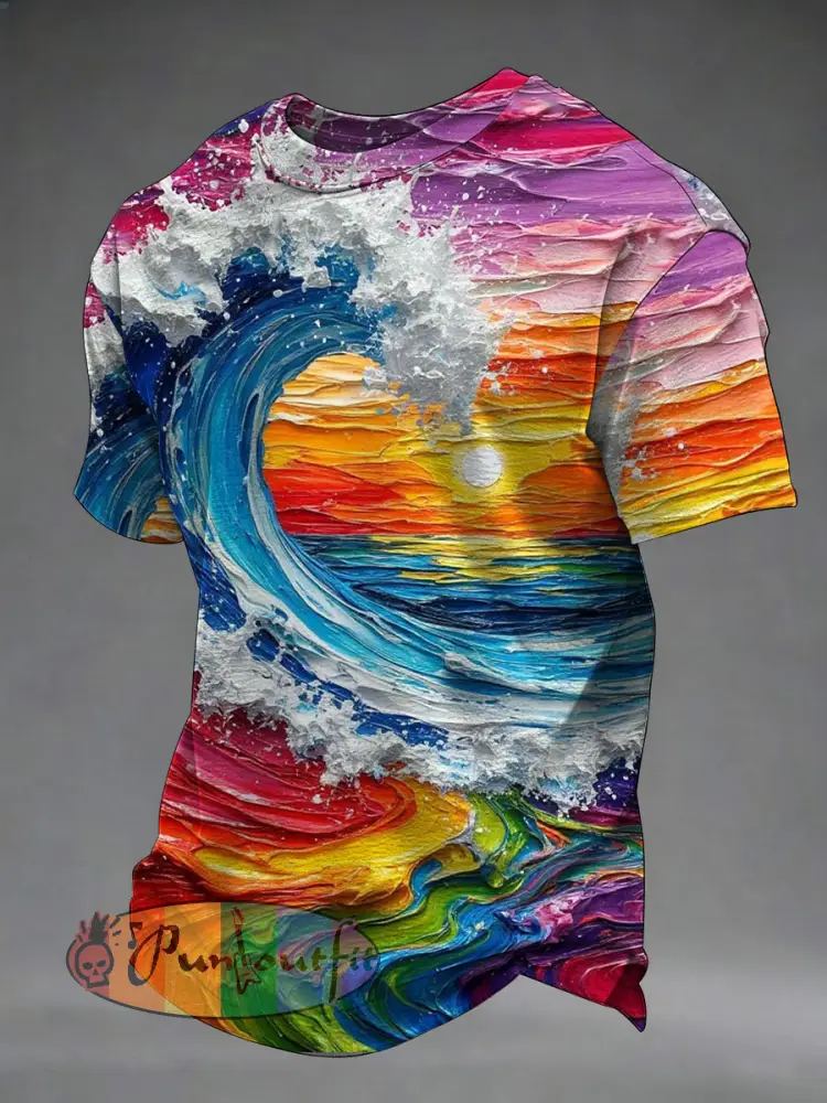 Men’s Pride Month Print Casual T-Shirt