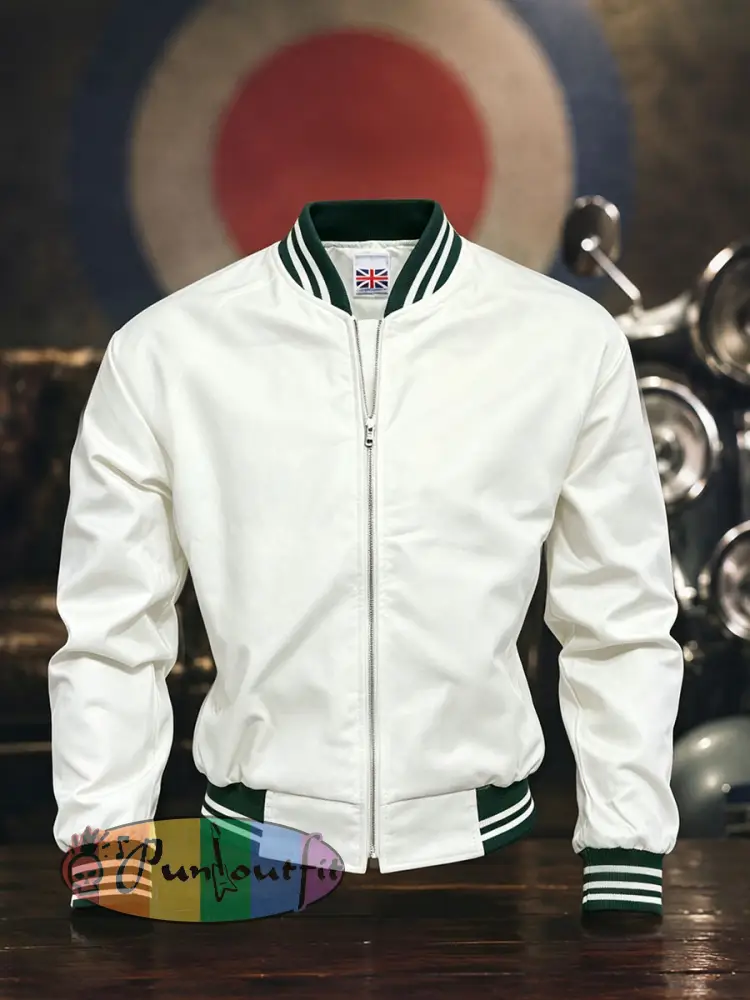 Men’s UK Mods Music Lover Printed Monkey Jacket