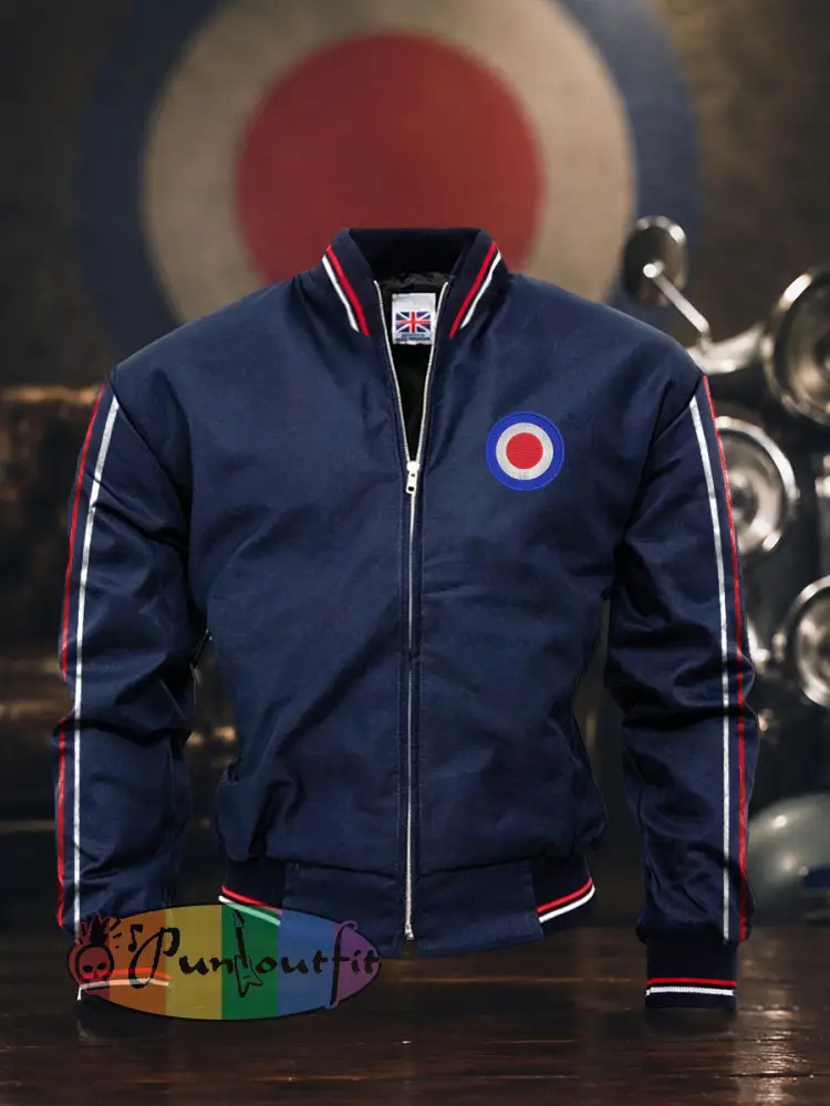 Men’s UK Mods Music Lover Printed Monkey Jacket