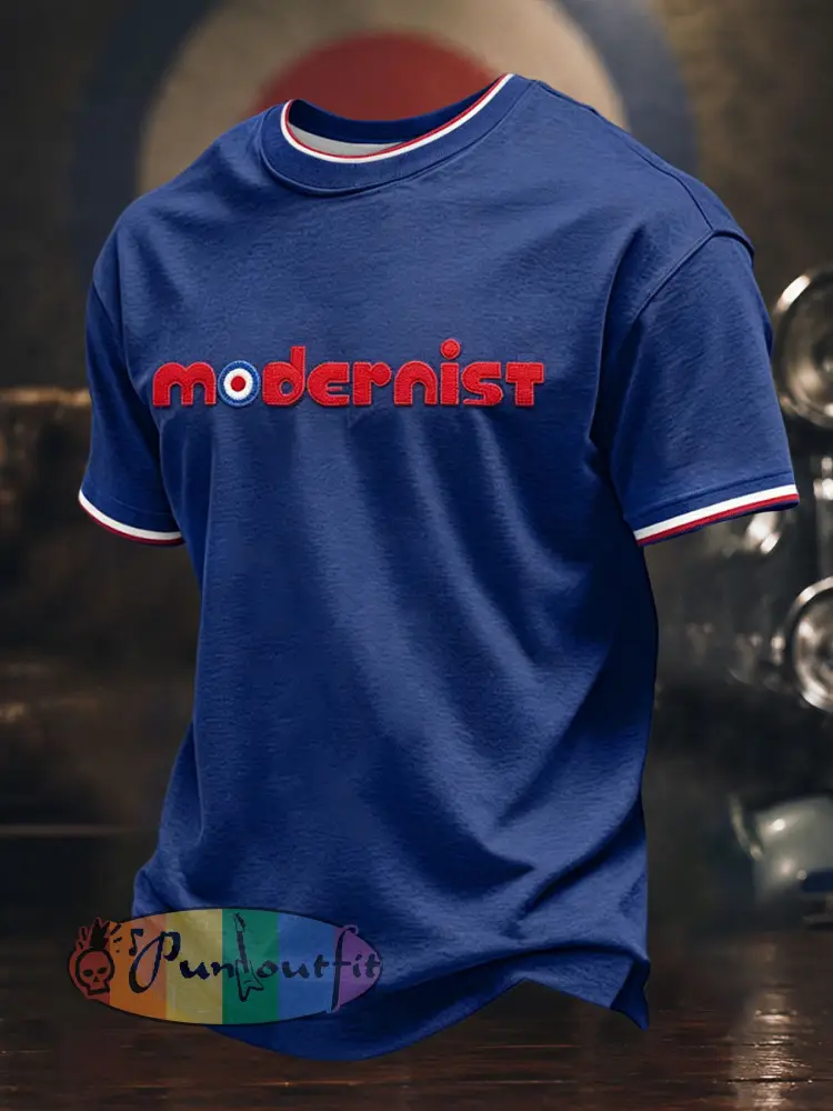 Men’s UK Mods Music Lover Printed T-shirt