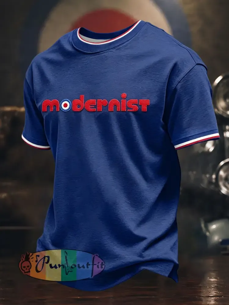 Men’s UK Mods Music Lover Printed T-shirt