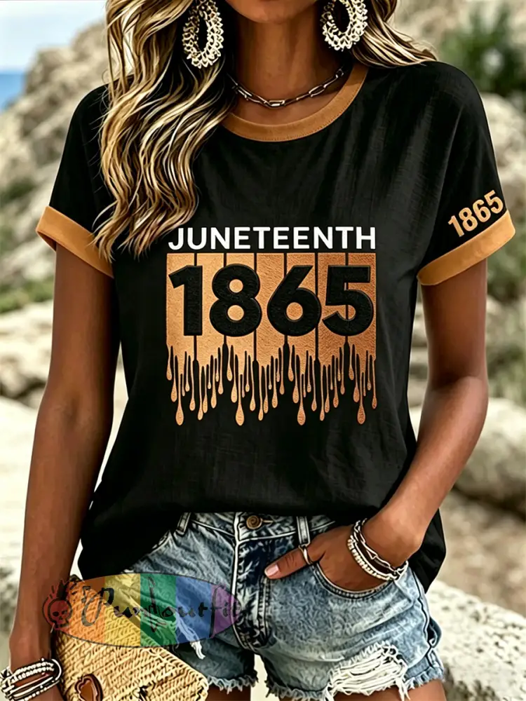 Women’s Juneteenth Print Casual Tee