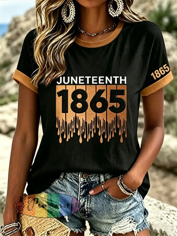 Women’s Juneteenth Print Casual Tee