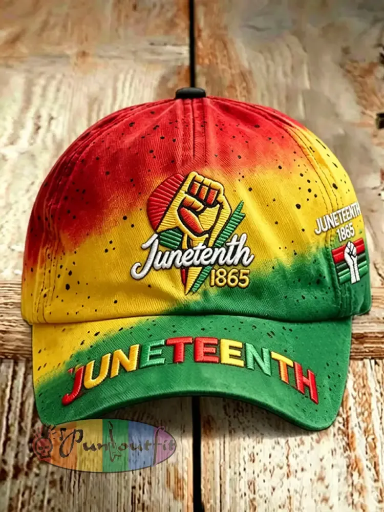 Unisex Juneteenth Print Hat
