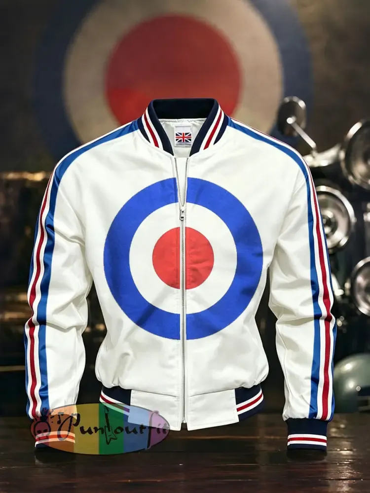 Men’s Mods UK Music Lover Printed Monkey Jacket