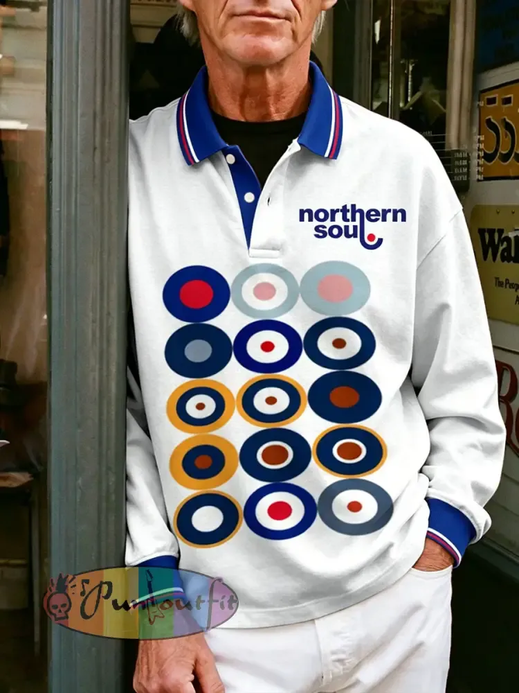 Men’s Mods UK Music Lover Printed Casual Tops