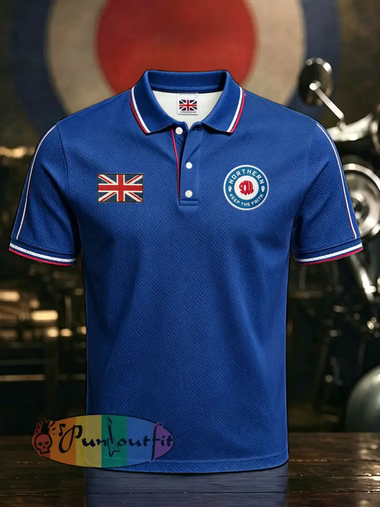 Men’s Mods UK Music Lover Printed Casual Tops