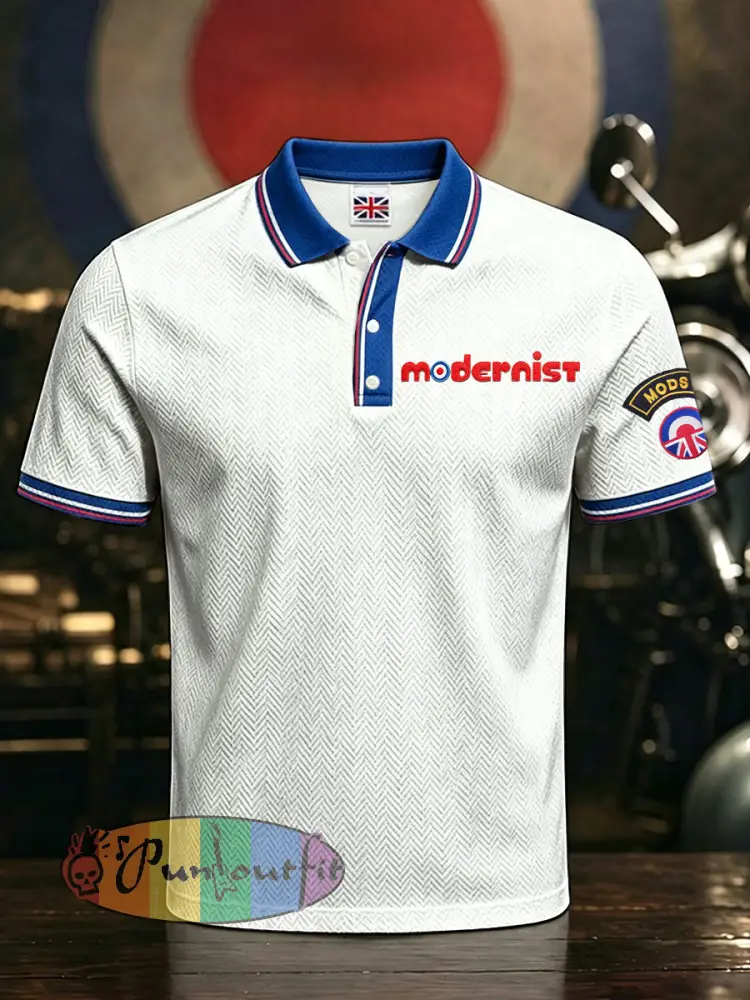 Men’s Mods UK Music Lover Printed Casual Tops