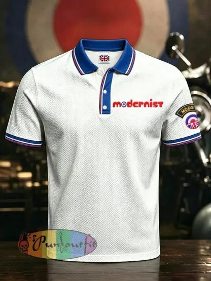 Men’s Mods UK Music Lover Printed Casual Tops