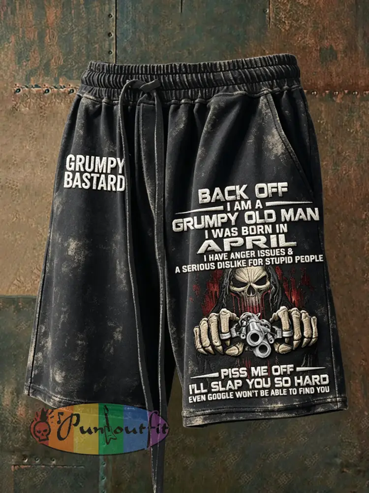 Men’s Grumy Old Man Drawstring Shorts