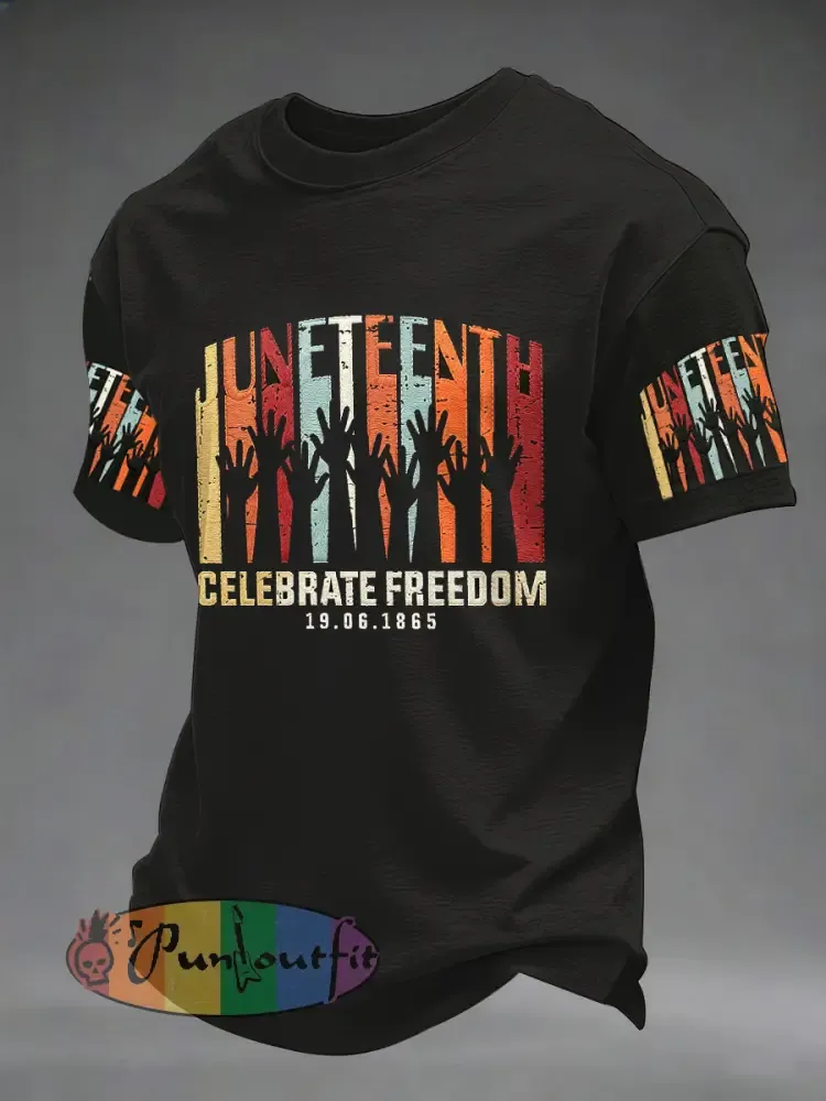 Men’s Juneteenth Print Tee