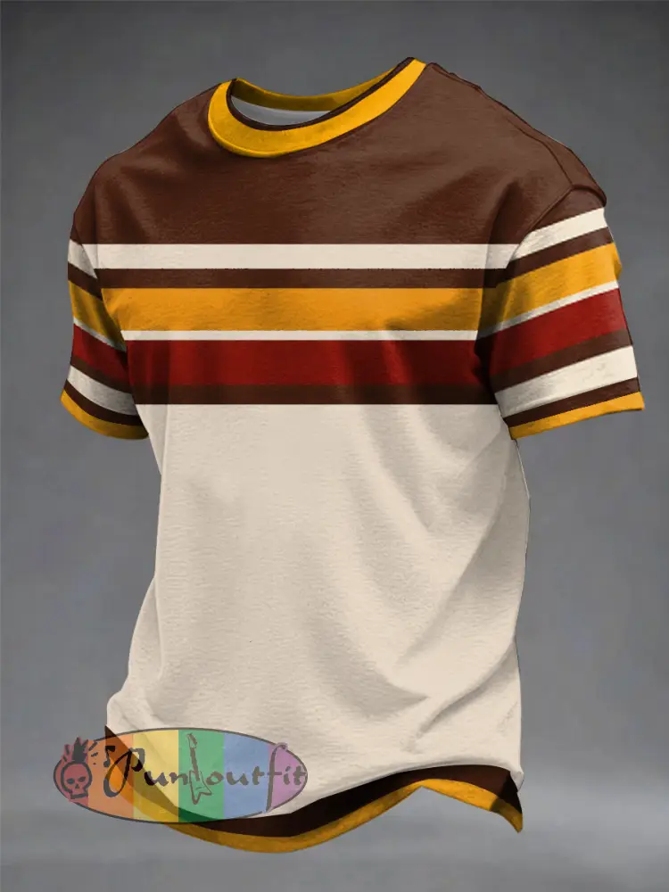 Men’s Retro short sleeves t-shirt - As picture · S