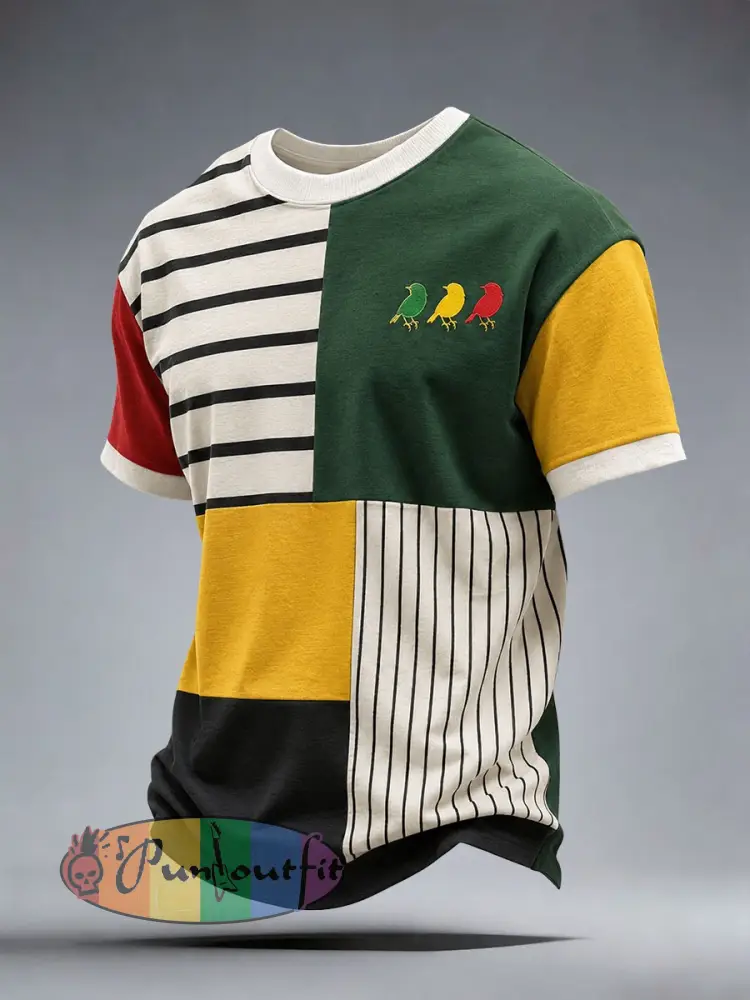 Men’s Reggae Music T-Shirt - As picture · S