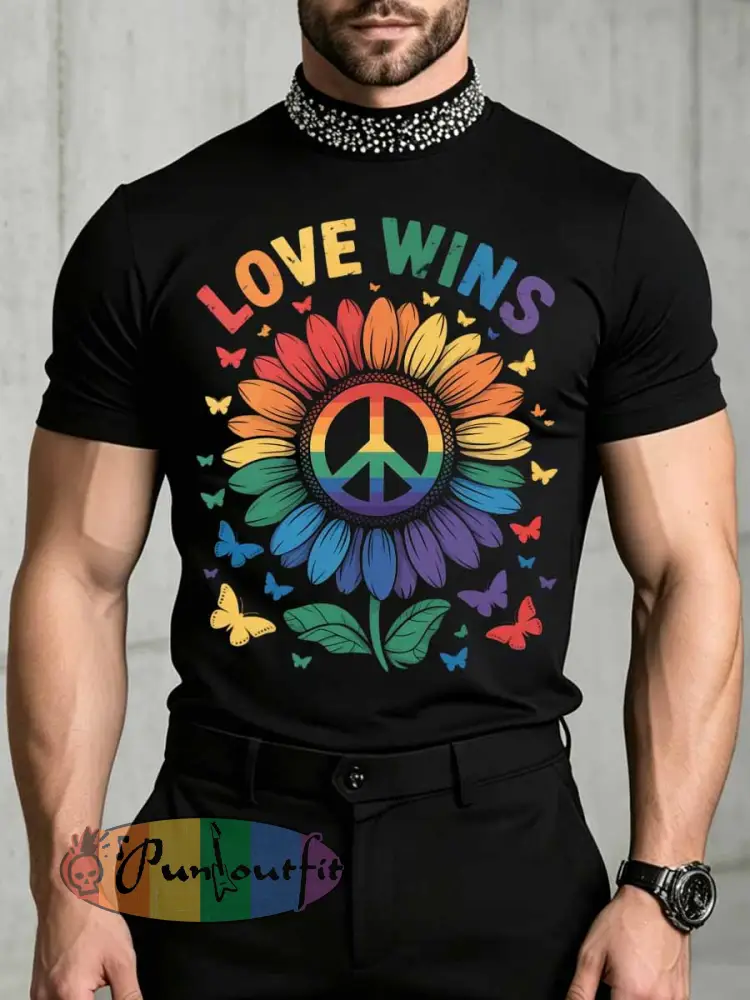 Printed Vintage Fashion Loose Short Sleeve T-Shirt - As picture · M