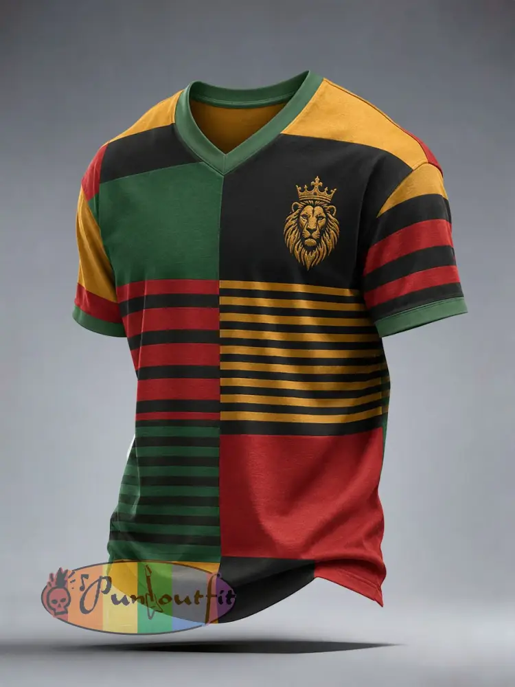 Men’s Reggae Lion T-Shirt - As picture · S