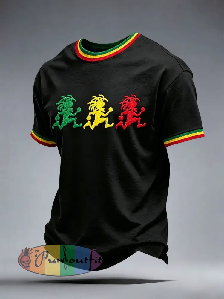Men’s Reggae T-Shirt - Black · S