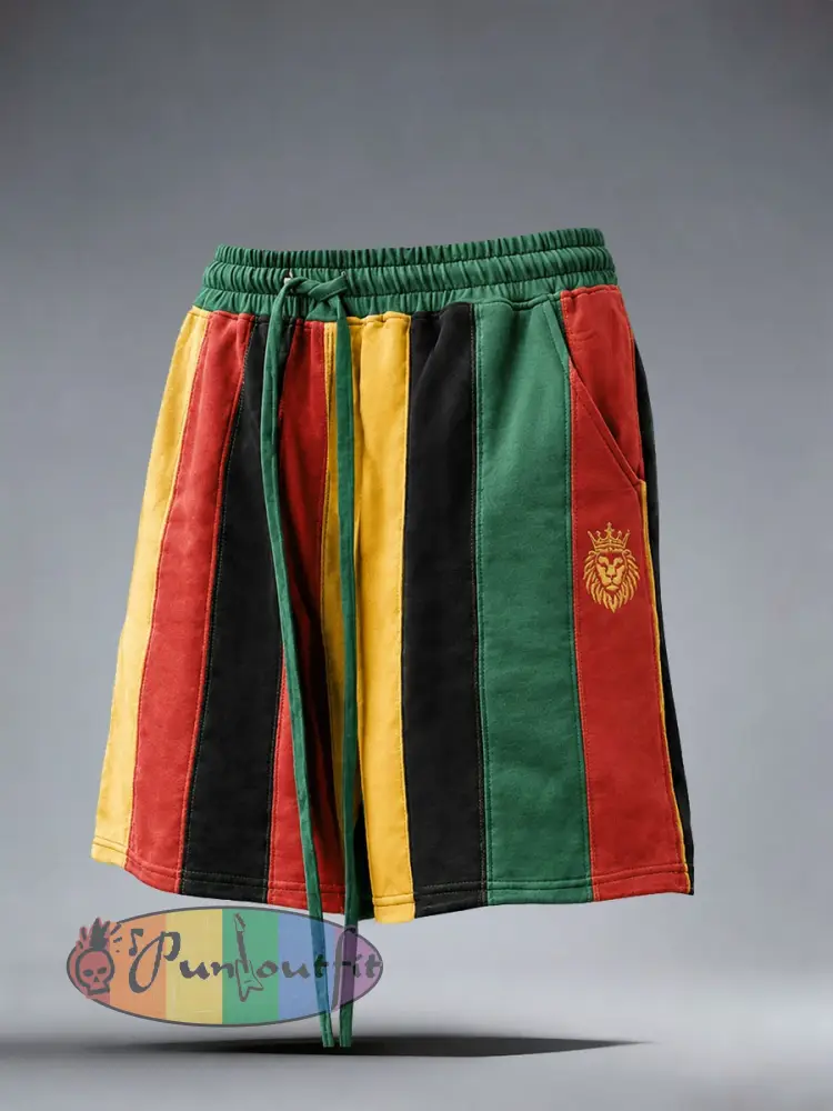 Men’s Reggae Shorts - As picture · S