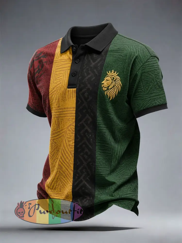 Men’s Reggae Polo Shirt - As picture · S