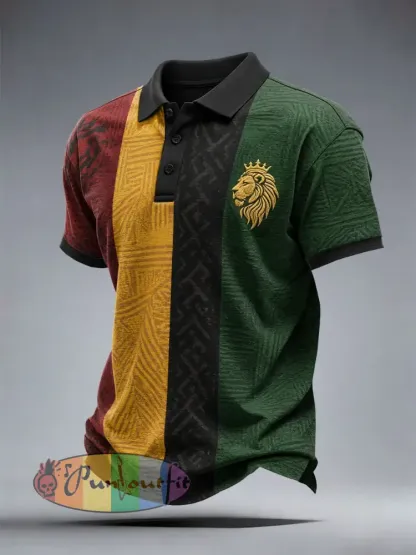 Men’s Reggae Polo Shirt - As picture · S