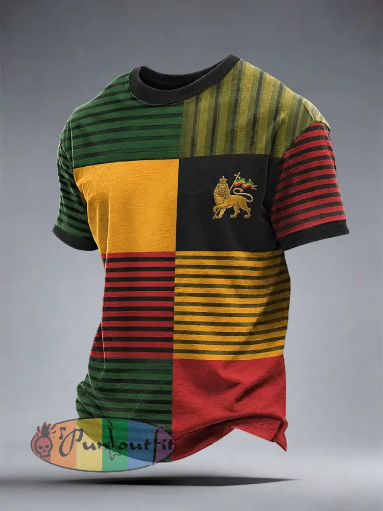Men’s Reggae T-Shirt - As picture · S