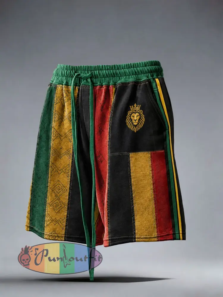 Men’s Reggae Shorts - As picture · S