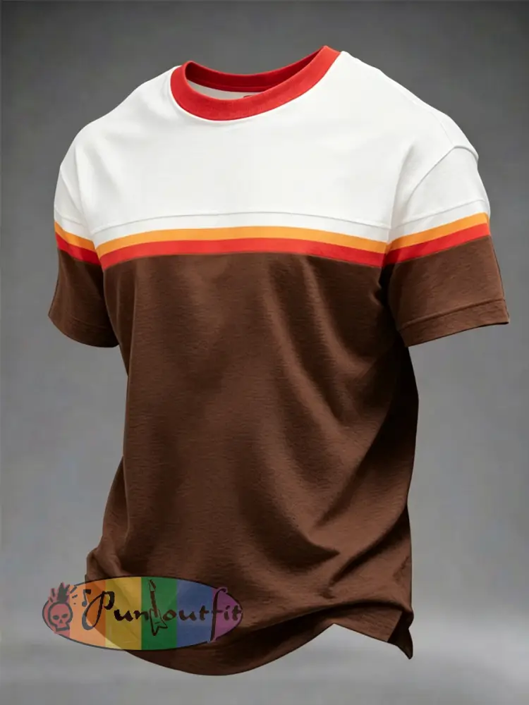 Men’s Retro short sleeves t-shirt - As picture · S