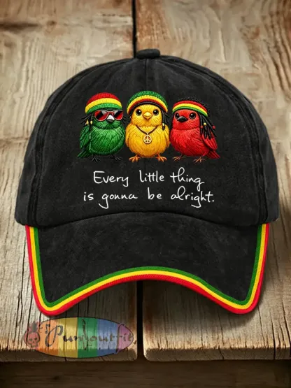 Unisex Reggae Music Hat - Black · ONE