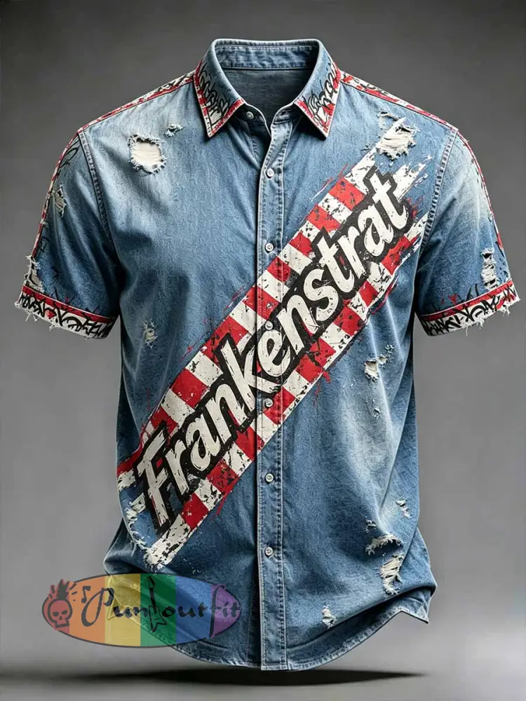 Men’s Vintage ’Frankenstrat’ Print T-Shirt - As picture · S