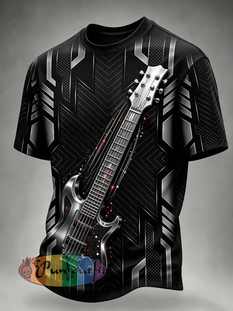 Men’s Vintage Rock Heavy Metal Graphic T-Shirt - As picture · M